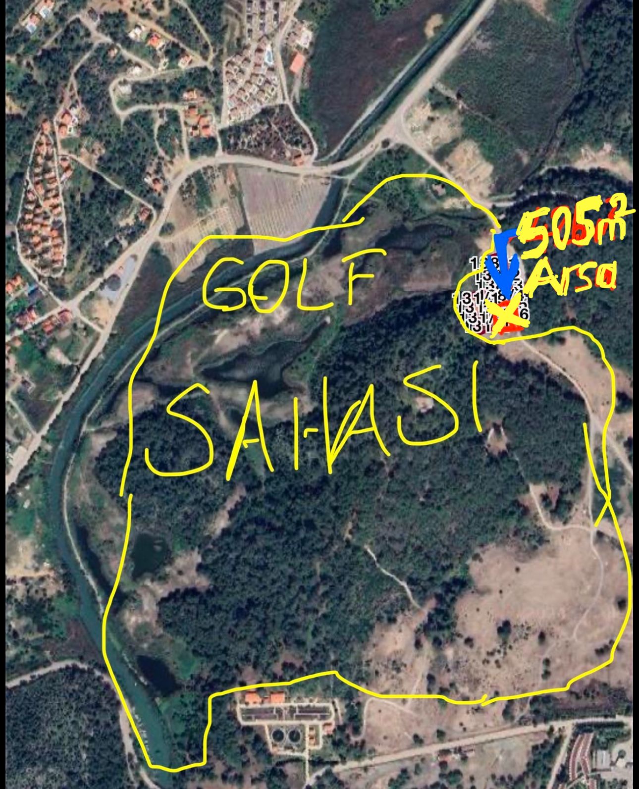 Cesur Emlak'tan Satılık 505m2  Sarıgerme'de Arsa Ref.Kodu:KAE