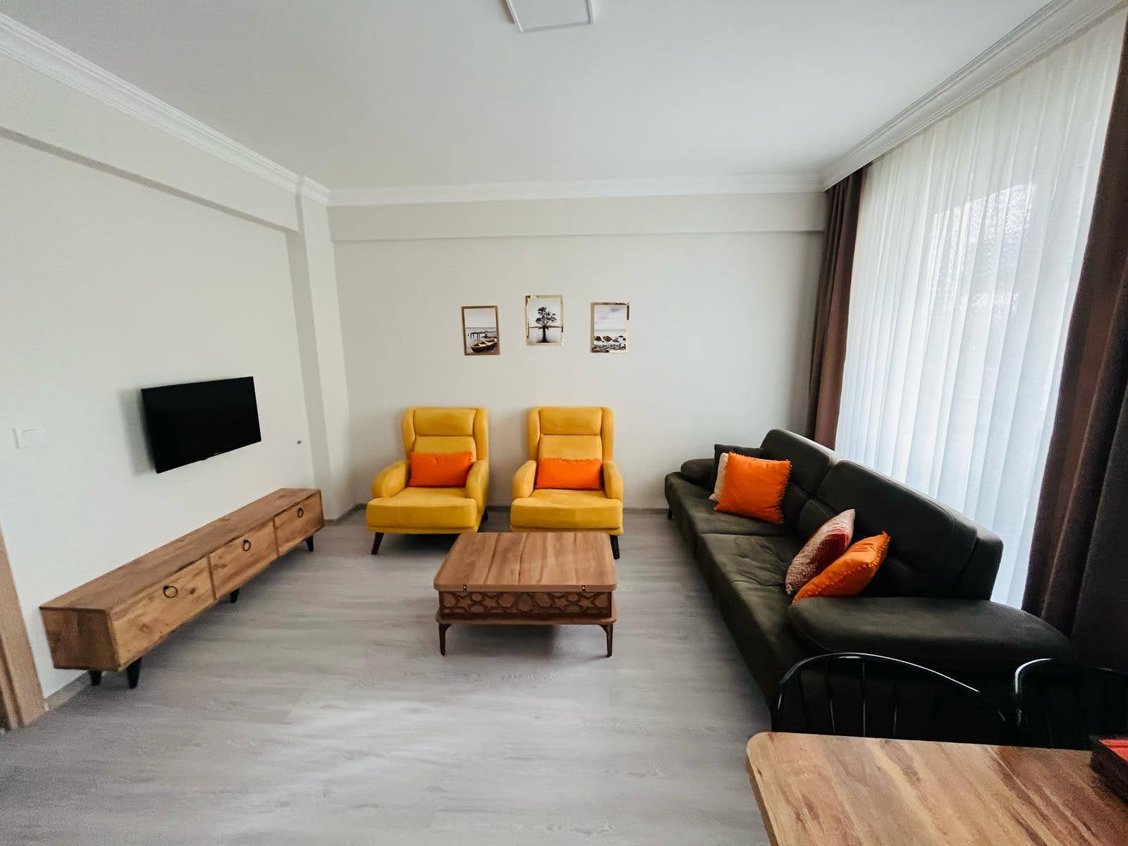 DALAMAN HAVUZLU SİTEDE KİRALIK 2+1 EŞYALI DAİRE REF.KODU:7191